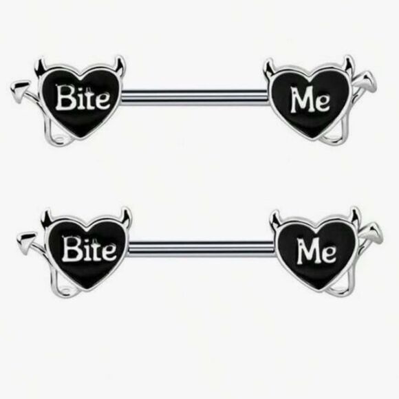 3for$20 nipple piercing 2 Pieces Nipplerings Barbells Nipple Piercing sexy - Picture 1 of 2